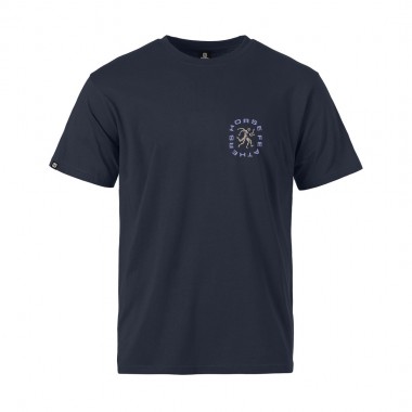 HORSEFEATHERS INSTINCT T-SHIRT INDIGO