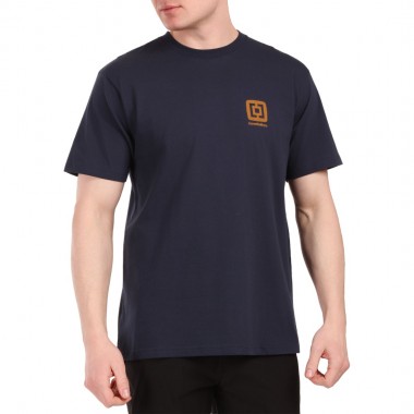 HORSEFEATHERS MINI LOGO T-SHIRT INDIGO