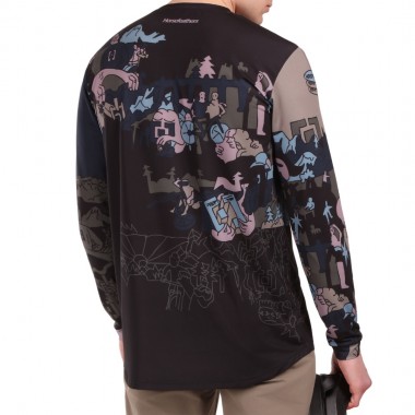 HORSEFEATHERS QUANTUM LS BIKE JERSEY DOODLE