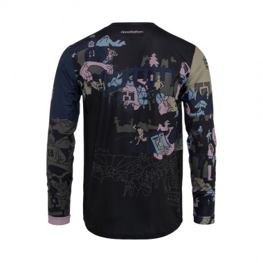 HORSEFEATHERS QUANTUM LS BIKE JERSEY DOODLE