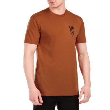 HORSEFEATHERS PEDAL TECH T-SHIRT RUST