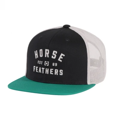 HORSEFEATHERS SIGN YOUTH TRUCKER CAP SMOKE BLUE