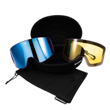 HORSEFEATHERS LYNX SNOW GOGGLES AURORA/MIRROR BLUE