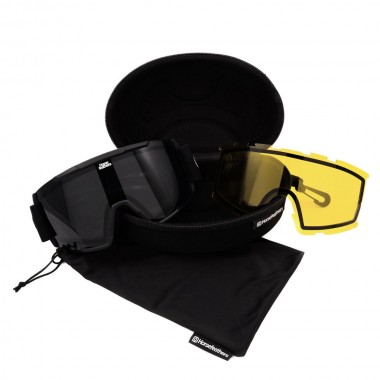 HORSEFEATHERS FESTON SNOW GOGGLES BLACK/SMOKE