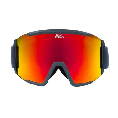 HORSEFEATHERS FESTON SNOW GOGGLES STORM/MIRROR RED