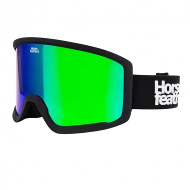 HORSEFEATHERS TARPE SNOW GOGGLES BLACK/MIRROR GREEN