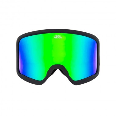 HORSEFEATHERS TARPE SNOW GOGGLES BLACK/MIRROR GREEN