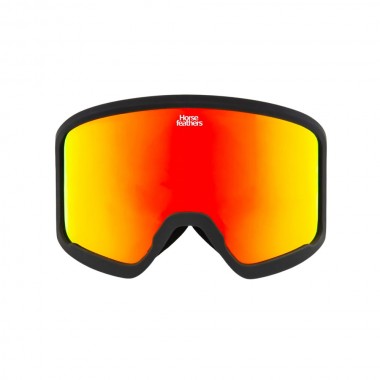 HORSEFEATHERS TARPE SNOW GOGGLES BLACK/MIRROR RED