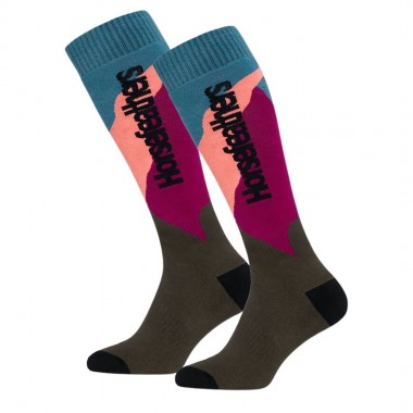 HORSEFEATHERS CAPELLA W SNOW SOCKS ADRIATIC BLUE