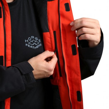 HORSEFEATHERS CITADEL SNOW JACKET RED/BLACK