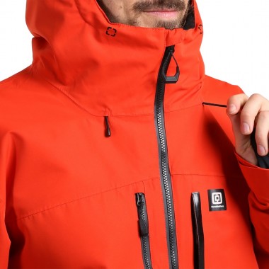HORSEFEATHERS PEARL SNOW JACKET RED