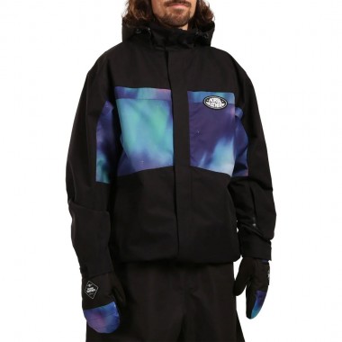 HORSEFEATHERS MORRIS SNOW JACKET BLACK/AURORA