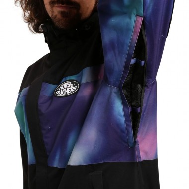 HORSEFEATHERS MORRIS SNOW JACKET BLACK/AURORA