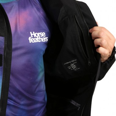 HORSEFEATHERS MORRIS SNOW JACKET BLACK/AURORA