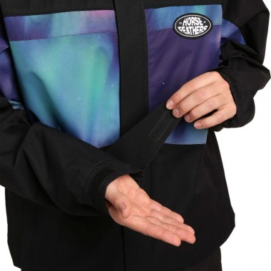 HORSEFEATHERS MORRIS SNOW JACKET BLACK/AURORA