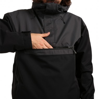 HORSEFEATHERS LARRAT ANORAK SNOW JACKET BLACK/PHANTOM
