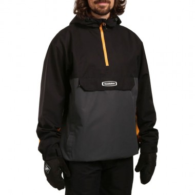 HORSEFEATHERS HESTON ANORAK SNOW JACKET BLACK/YELLOW BLAZE