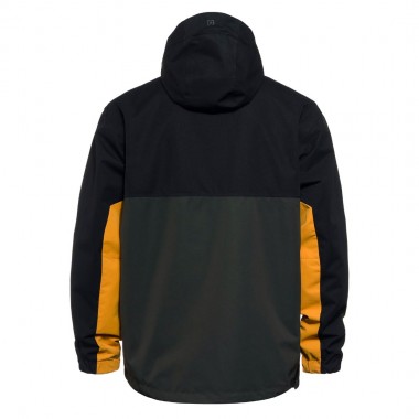 HORSEFEATHERS HESTON ANORAK SNOW JACKET BLACK/YELLOW BLAZE