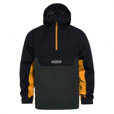 HORSEFEATHERS HESTON ANORAK SNOW JACKET BLACK/YELLOW BLAZE