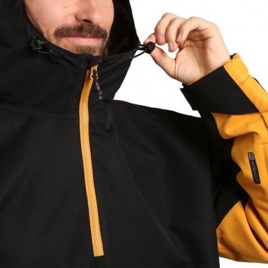 HORSEFEATHERS HESTON ANORAK SNOW JACKET BLACK/YELLOW BLAZE
