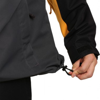 HORSEFEATHERS HESTON ANORAK SNOW JACKET BLACK/YELLOW BLAZE