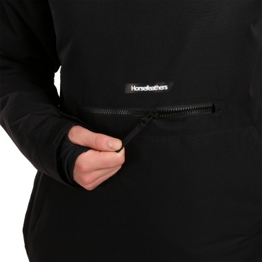HORSEFEATHERS FIORA W ANORAK SNOW JACKET BLACK