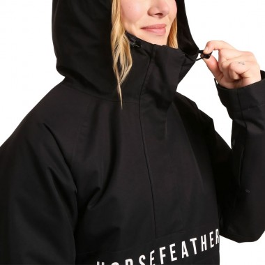 HORSEFEATHERS TALA W ANORAK SNOW JACKET BLACK