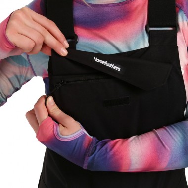 HORSEFEATHERS TILDA BIB W SNOW PANTS BLACK