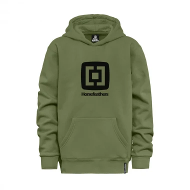 HORSEFEATHERS FAIR YOUTH HOODIE SAGE