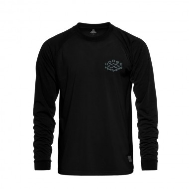 HORSEFEATHERS SHANK LS T-SHIRT BLACK
