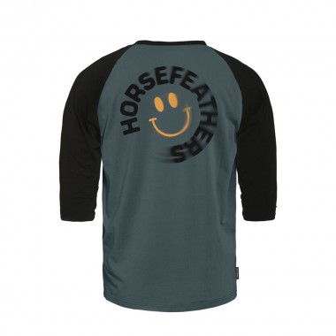 HORSEFEATHERS MOCKER RAGLAN T-SHIRT STORM
