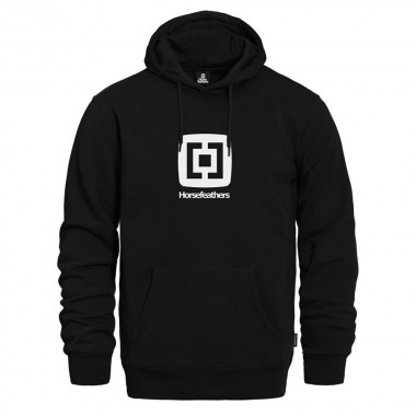 HORSEFEATHERS FAIR HOODIE BLACK
