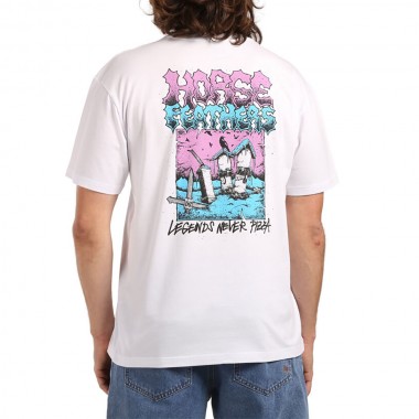 HORSEFEATHERS LEGENDS T-SHIRT WHITE