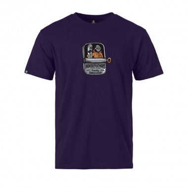 HORSEFEATHERS CANNED T-SHIRT ROYAL BLUE