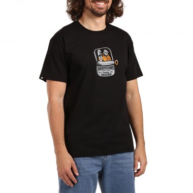 HORSEFEATHERS CANNED T-SHIRT BLACK