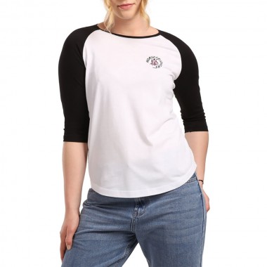 HORSEFEATHERS ZALVA W RAGLAN T-SHIRT WHITE