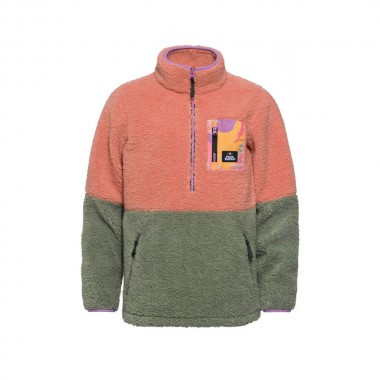 HORSEFEATHERS ELVIRA W FLEECE SWEATSHIRT PAPAYA PUNCH