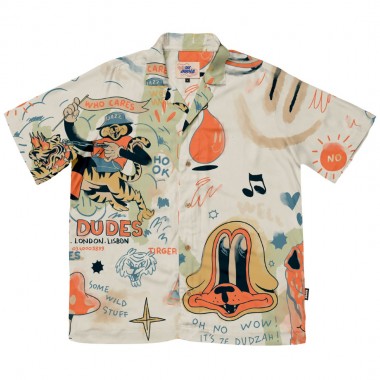 THE DUDES SKETCHY HAWAIIAN SHIRT MULTICOLOR