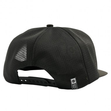 SALTY CREW FLAGSHIP TECH TRUCKER CAP BLACK
