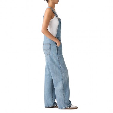 LEVIS FL BAGGY W OVERALL MED INDIGO/NOT THE SAME