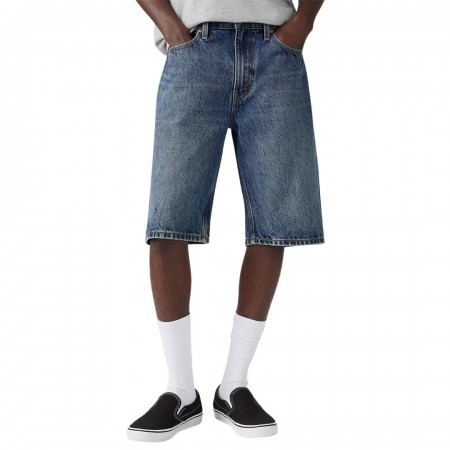 LEVI’S® 469 LOOSE SHORTS MED INDIGO/INDIGO HEARTBREAK