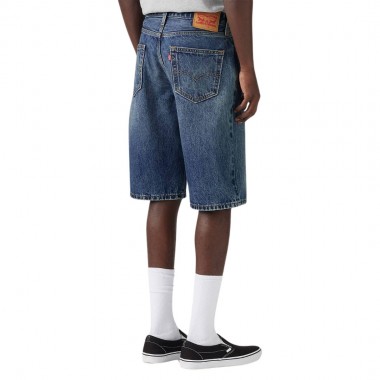 LEVI’S® 469 LOOSE SHORTS MED INDIGO/INDIGO HEARTBREAK