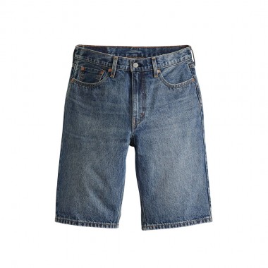 LEVI’S® 469 LOOSE SHORTS MED INDIGO/INDIGO HEARTBREAK