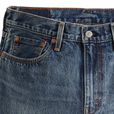 LEVI’S® 469 LOOSE SHORTS MED INDIGO/INDIGO HEARTBREAK