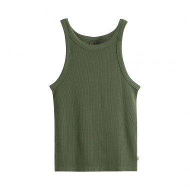 LEVIS ESSENTIAL RACER W TANK GREEN/DEEP DEPTHS RIB