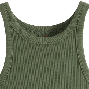 LEVIS ESSENTIAL RACER W TANK GREEN/DEEP DEPTHS RIB