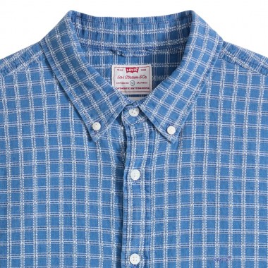 LEVI’S® AUTHENTIC BUTTON DOWN SHIRT MED INDIGO/SUNSHINE