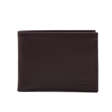LEVI’S® BATWING BIFOLD ID WALLET LEATHER BROWN