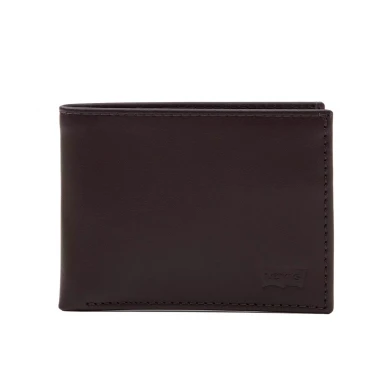 LEVI’S® BATWING BIFOLD ID WALLET LEATHER BROWN