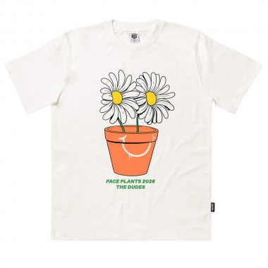 THE DUDES FACE PLANT CLASSIC T-SHIRT OFF-WHITE